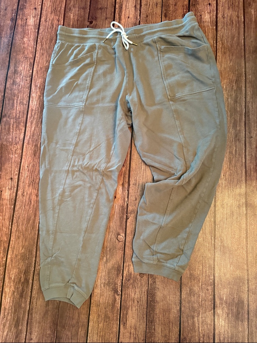 Old Navy Olive Drawstring Joggers Sz L